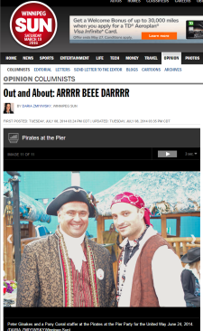 20140708@Sun Out and About ARRRR BEEE DARRRR