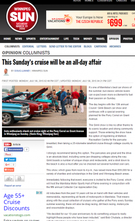 20150706@Sun This Sunday's cruise will be an all-day affair