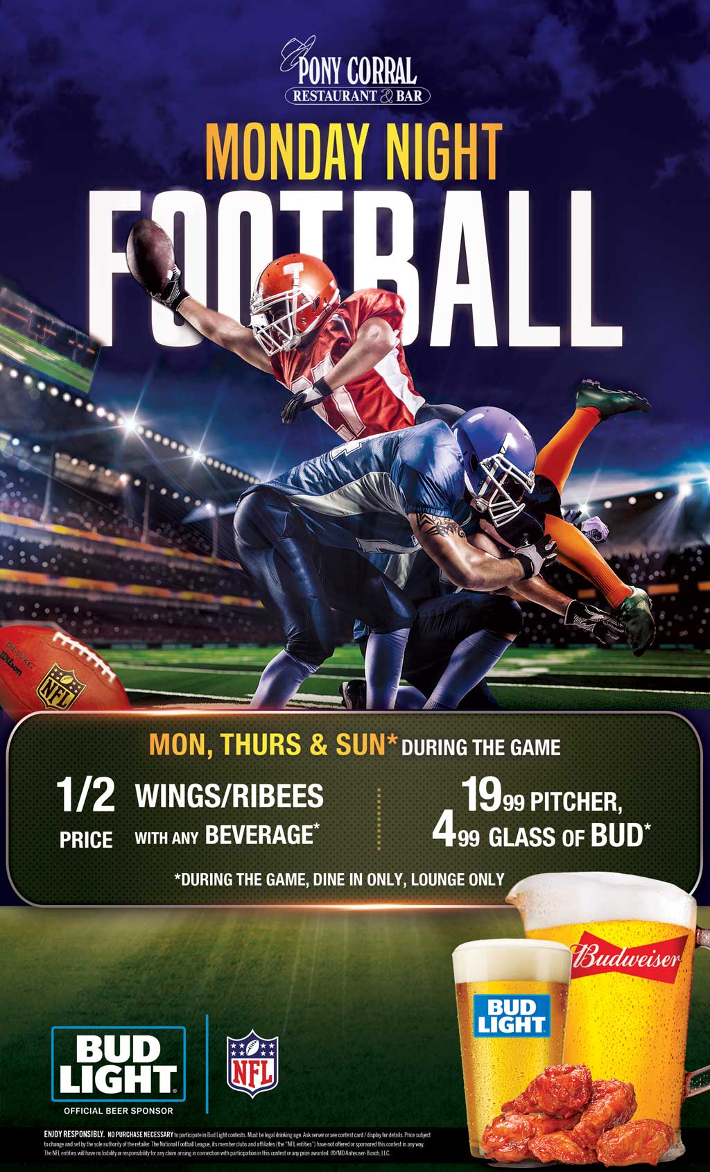 NFL - Monday Night Football Sport Bar